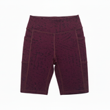 NEW TRAILBLAZER Plum Dot Print Cycling Shorts