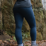 NEW TRAILBLAZER Navy Dot Print Hiking Leggings