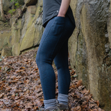 NEW TRAILBLAZER Navy Dot Print Hiking Leggings