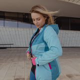 WANDERLUST Two Tone Blue Waterproof Jacket
