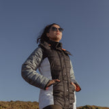 EXPLORE Colourblock Silhouette Puffer Jacket