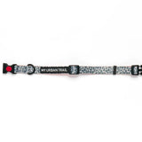 WILD THING Grey Leopard Safety Clasp Collar