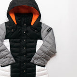 EXPLORE Colourblock Silhouette Puffer Jacket