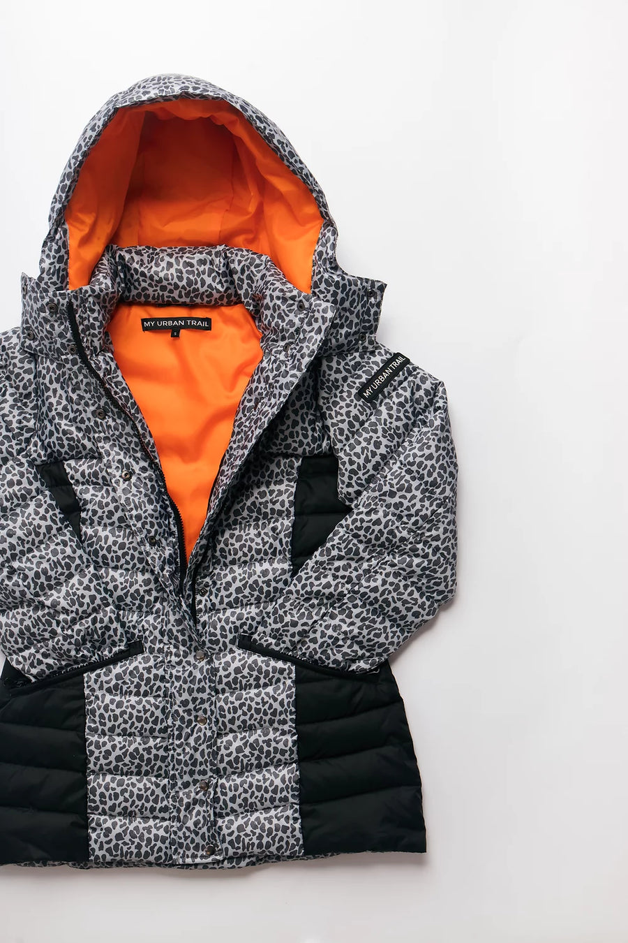 Grey leopard shop jacket