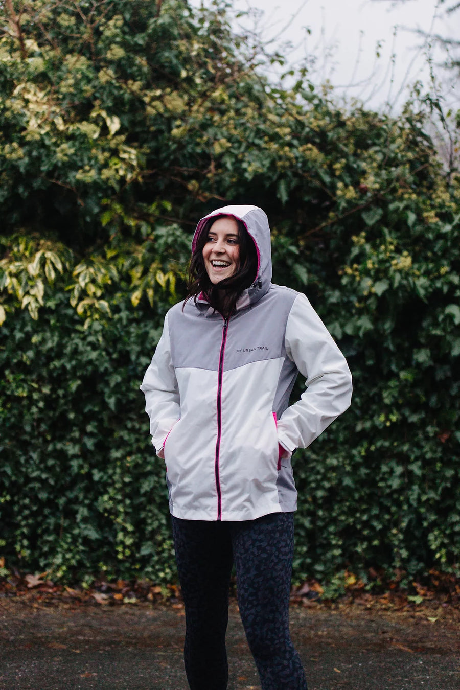 WANDERLUST Grey/White Waterproof Jacket