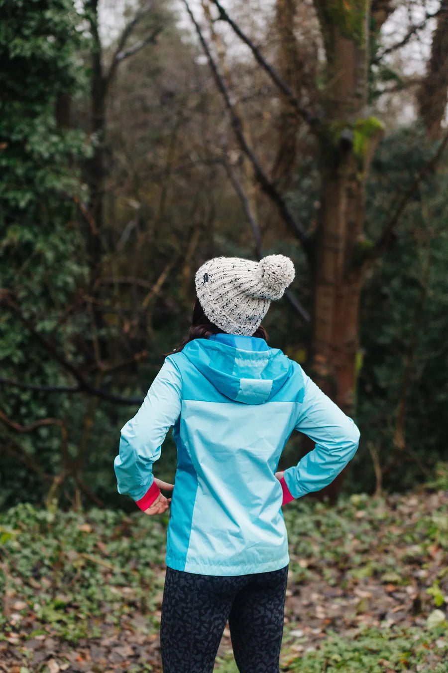 WANDERLUST Two Tone Blue Waterproof Jacket