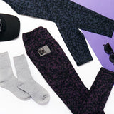 TRAILBLAZER Purple Printed Hiking Leggings