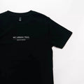 MY URBAN TRAIL Classic Slogan Black T-shirt