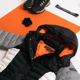 EXPLORE Colourblock Silhouette Puffer Jacket