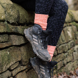 HIT THE ROAD Orange Hiking Socks